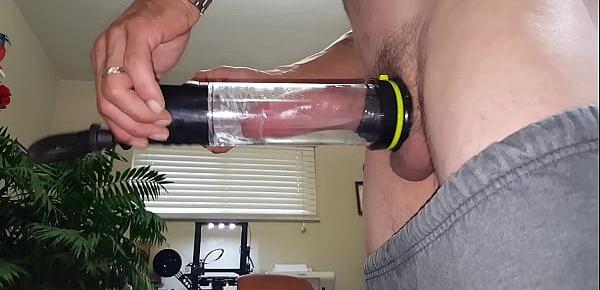  Usung my Penis pump again